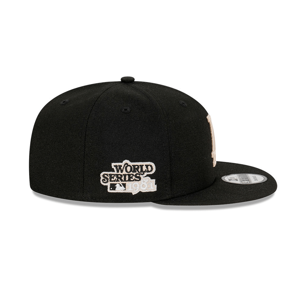 NEW ERA 9FIFTY MLB LOS ANGELES DODGERS BLACK STONE 1981 WS GORRA AJUSTABLE NEGRA