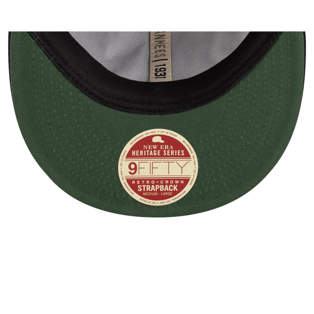 NEW ERA 9FIFTY MLB NEW YORK YANKEES HERITAGE SERIES RETRO CROWN GORRA AJUSTABLE NEGRA