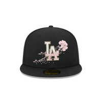 NEW ERA 59FIFTY MLB LOS ANGELES DODGERS DOTTED FLORAL COLLECTION GORRA CERRADA NEGRA