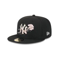 NEW ERA 59FIFTY MLB NEW YORK YANKEES DOTTED FLORAL COLLECTION GORRA CERRADA NEGRA