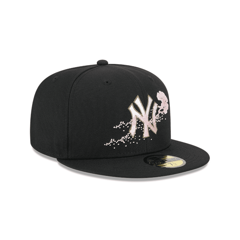 NEW ERA 59FIFTY MLB NEW YORK YANKEES DOTTED FLORAL COLLECTION GORRA CERRADA NEGRA