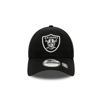 NEW ERA 9FORTY NFL LAS VEGAS RAIDERS SIDE PATCH COLLECTION GORRA AJUSTABLE NEGRA