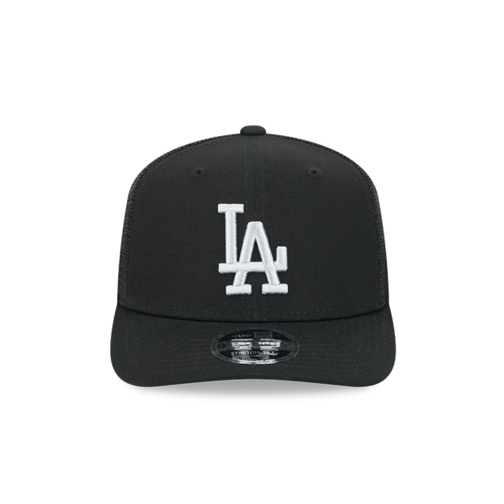 NEW ERA 9SEVENTY MLB LOS ANGELES DODGERS CANVAS GORRA CAMIONERA AJUSTABLE NEGRA