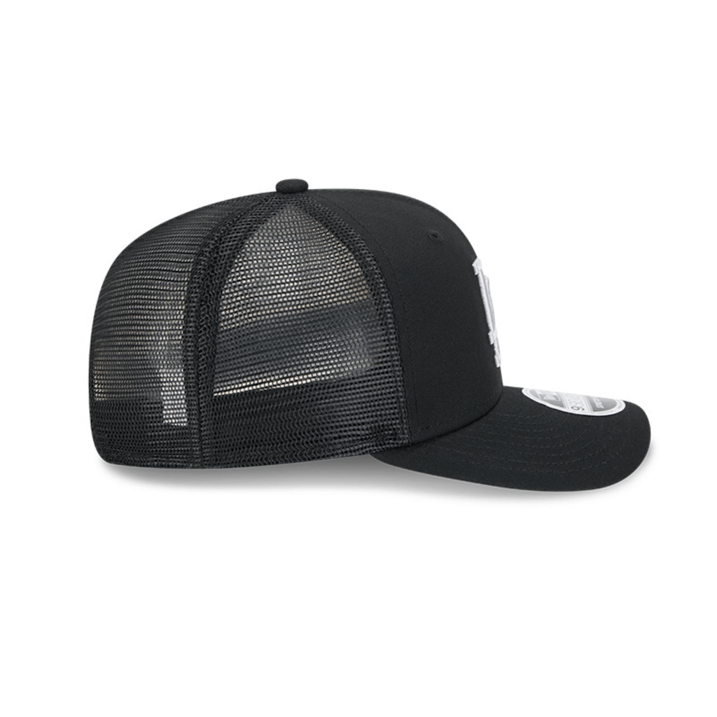 NEW ERA 9SEVENTY MLB LOS ANGELES DODGERS CANVAS GORRA CAMIONERA AJUSTABLE NEGRA