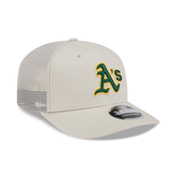 NEW ERA 9SEVENTY MLB OAKLAND ATHLETICS CANVAS TRUCKER GORRA CAMIONERA AJUSTABLE BEIGE