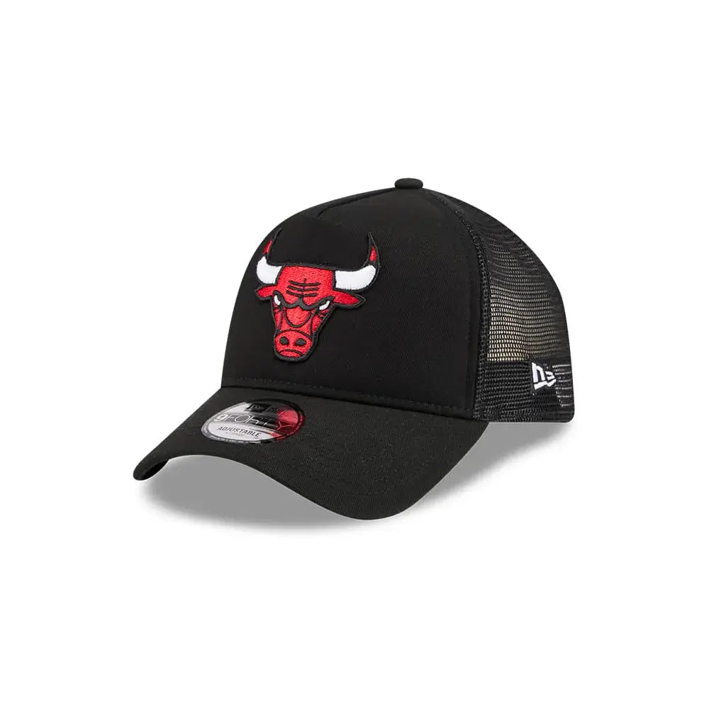 NEW ERA 9FORTY A-FRAME NBA CHICAGO BULLS CLASSIC TRUCKER GORRA AJUSTABLE NEGRA