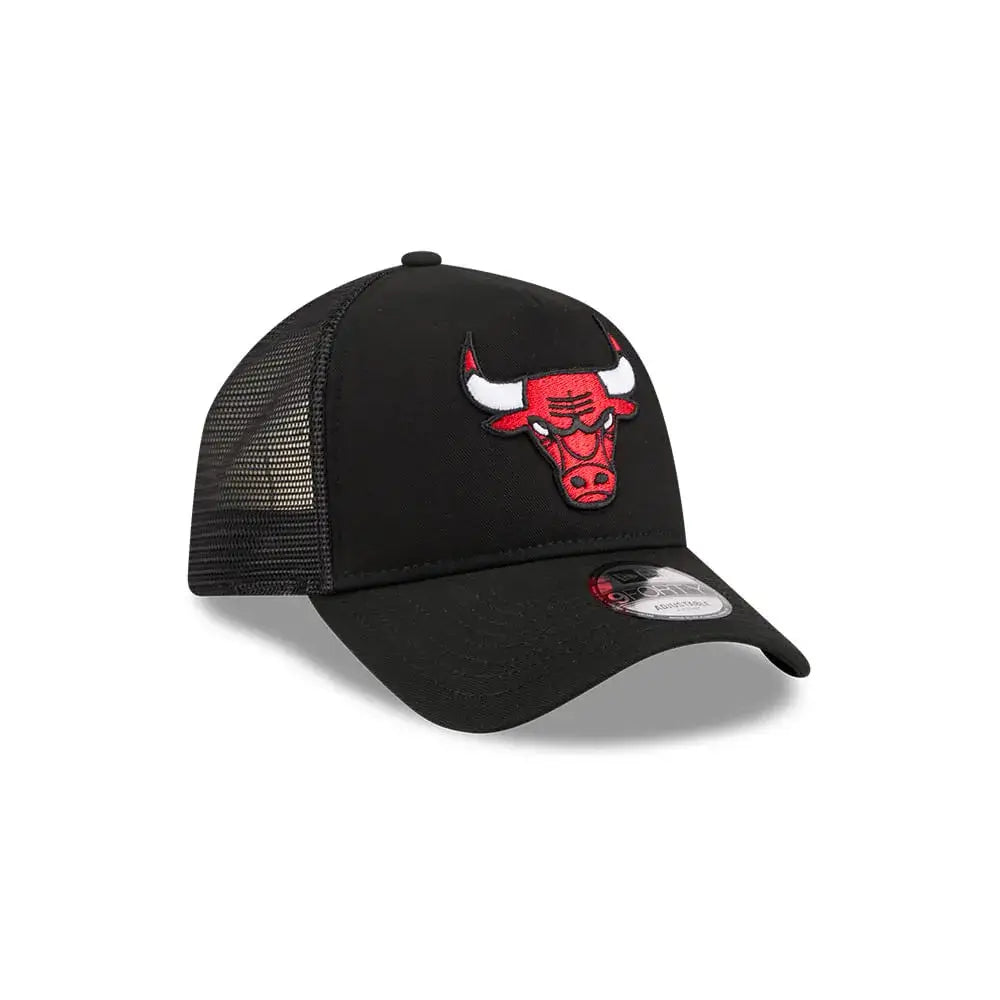 NEW ERA 9FORTY A-FRAME NBA CHICAGO BULLS CLASSIC TRUCKER GORRA AJUSTABLE NEGRA