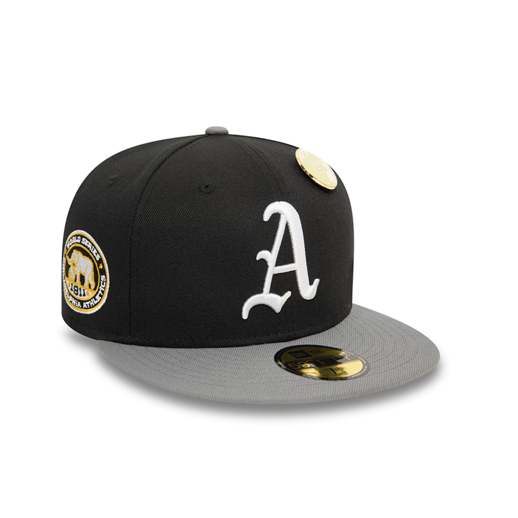 NEW ERA 59FIFTY MLB OAKLAND ATHLETICS CONTRAST PIN GORRA CERRADA NEGRA