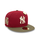 NEW ERA 59FIFTY MLB NEW YORK YANKEES CONTRAST PIN GORRA CERRADA VINOTINTO