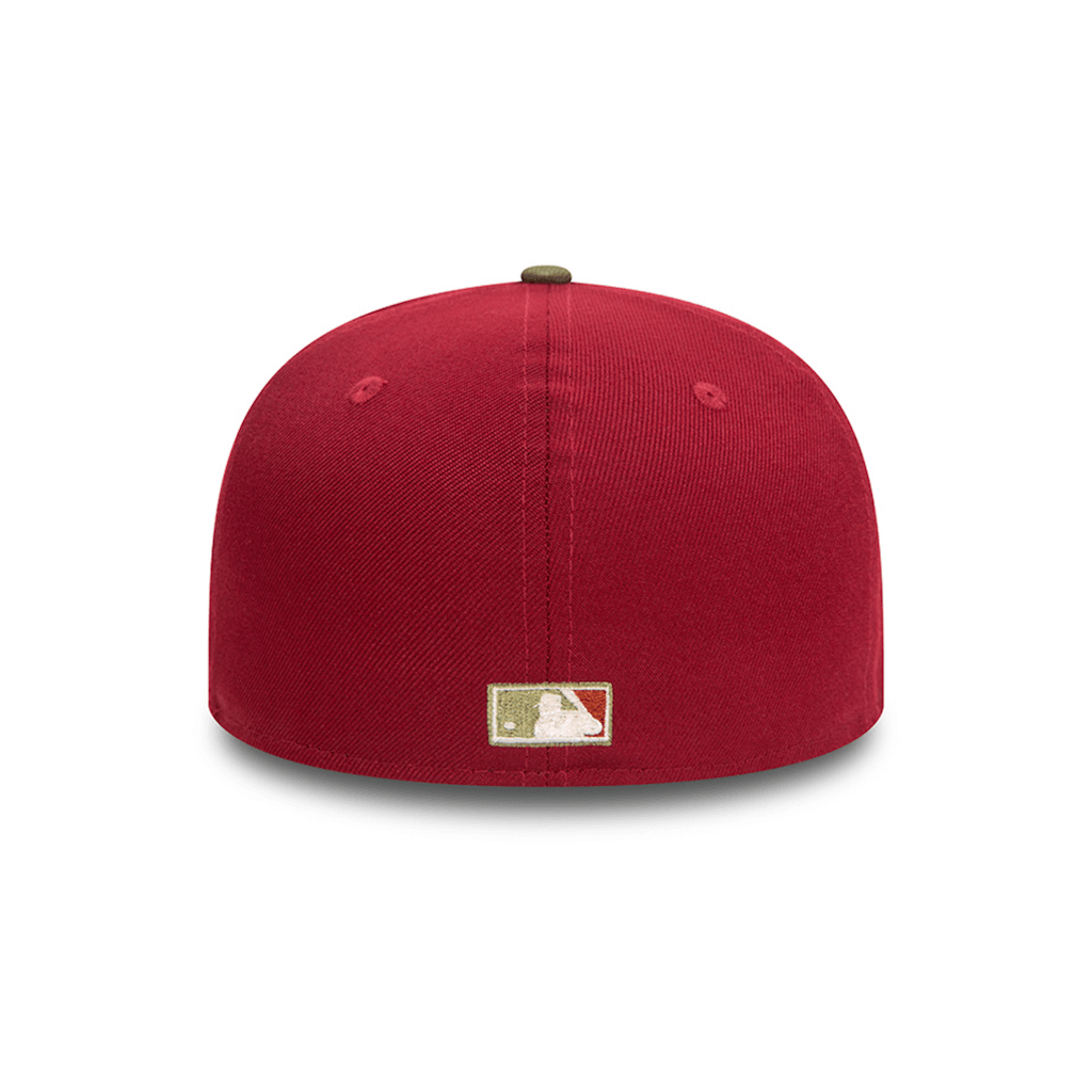 NEW ERA 59FIFTY MLB NEW YORK YANKEES CONTRAST PIN GORRA CERRADA VINOTINTO