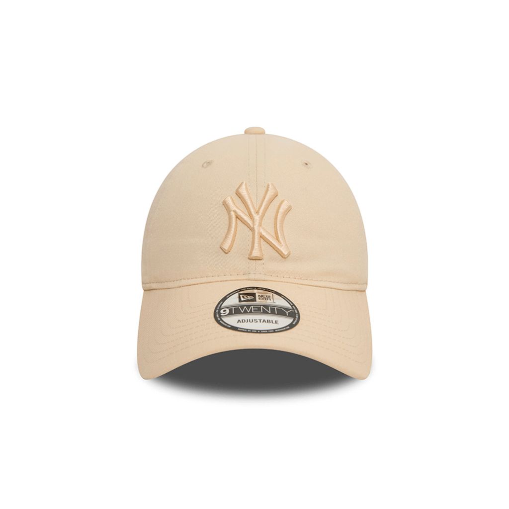 NEW ERA 9TWENTY MLB NEW YORK YANKEES LEAGUE ESSENTIALS COLLECTION GORRA AJUSTABLE BEIGE