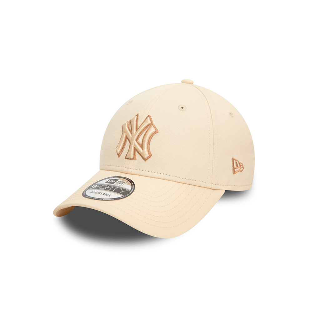 NEW ERA 9FORTY MLB NEW YORK YANKEES OUTLINE LOGO COLLECTION GORRA AJUSTABLE BEIGE