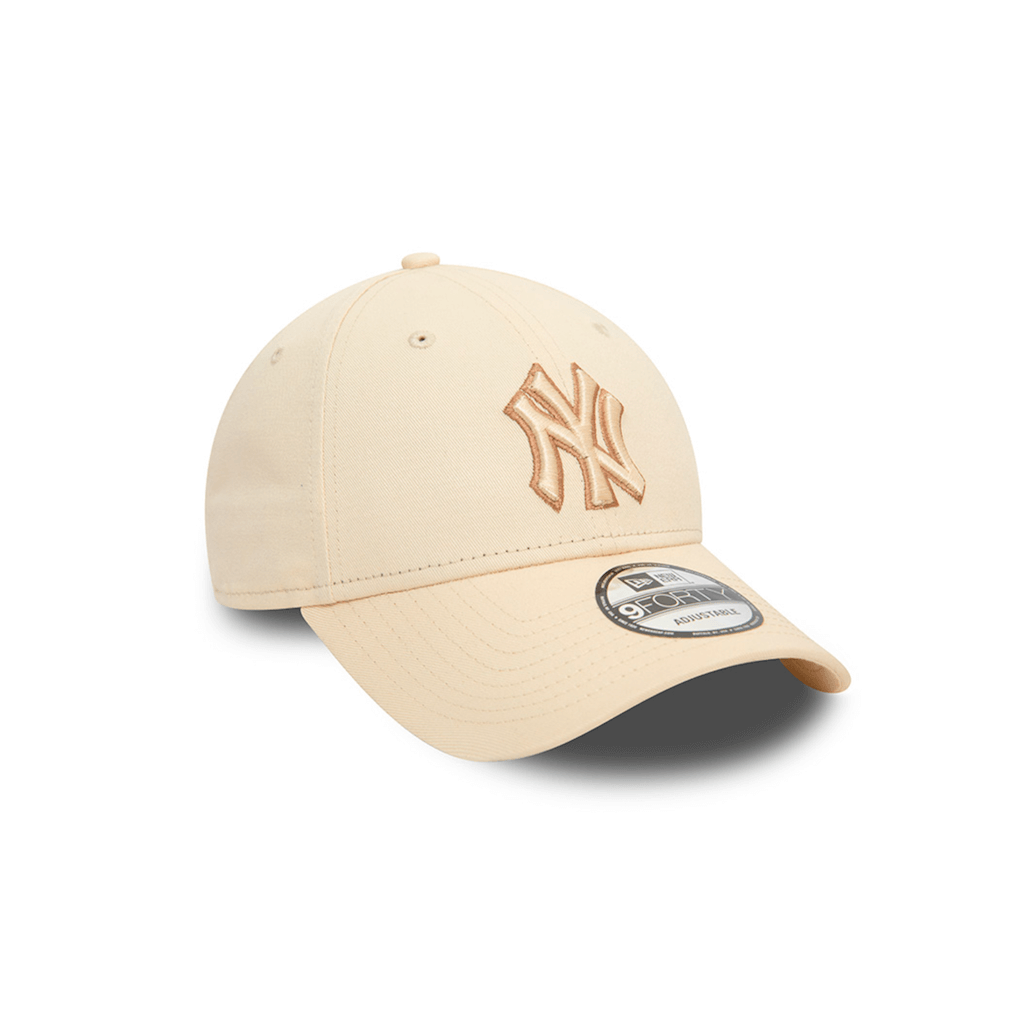 NEW ERA 9FORTY MLB NEW YORK YANKEES OUTLINE LOGO COLLECTION GORRA AJUSTABLE BEIGE