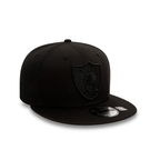 NEW ERA 9FIFTY NFL LAS VEGAS RAIDERS MONOCHROME COLLECTION GORRA AJUSTABLE NEGRA