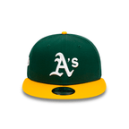 NEW ERA 9FIFTY MLB OAKLAND ATHLETICS WS TEAM COLOR GORRA AJUSTABLE VERDE / AMARILLO