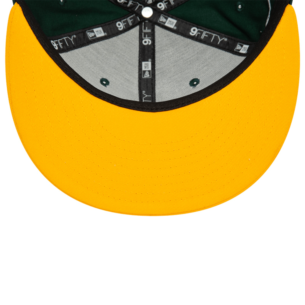 NEW ERA 9FIFTY MLB OAKLAND ATHLETICS WS TEAM COLOR GORRA AJUSTABLE VERDE / AMARILLO