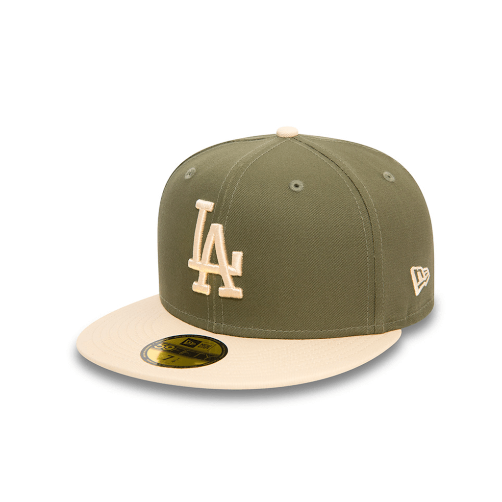 NEW ERA 59FIFTY MLB LOS ANGELES DODGERS SIDE PATCH COLLECTION GORRA CERRADA VERDE