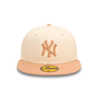 NEW ERA 59FIFTY MLB NEW YORK YANKEES SIDE PATCH GORRA CERRADA BEIGE
