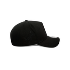 NEW ERA 9FORTY E-FRAME MLB LOS ANGELES DODGERS MONOCHROME BLACK LOGO GORRA AJUSTABLE NEGRO