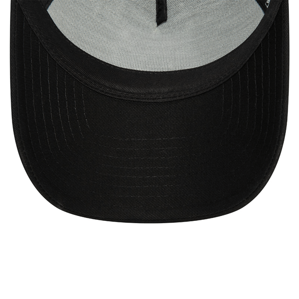 NEW ERA 9FORTY E-FRAME MLB LOS ANGELES DODGERS MONOCHROME BLACK LOGO GORRA AJUSTABLE NEGRO