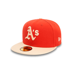 NEW ERA 59FIFTY MLB OAKLAND ATHLETICS SIDE PATCH COLLECTION GORRA CERRADA ROJA