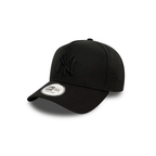 NEW ERA 9FORTY E-FRAME MLB NEW YORK YANKEES MONOCHROME BLACK LOGO GORRA AJUSTABLE NEGRO