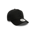 NEW ERA 9FORTY E-FRAME MLB NEW YORK YANKEES MONOCHROME BLACK LOGO GORRA AJUSTABLE NEGRO
