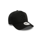 NEW ERA 9FORTY E-FRAME MLB NEW YORK YANKEES MONOCHROME BLACK LOGO GORRA AJUSTABLE NEGRO