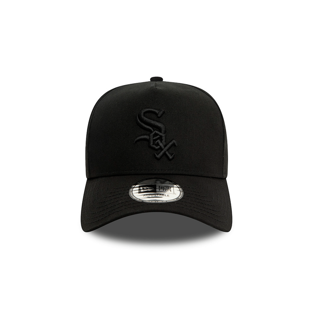 NEW ERA 9FORTY E FRAME MLB CHICAGO WHITE SOX MONOCHROME COLLECTION GORRA AJUSTABLE NEGRA