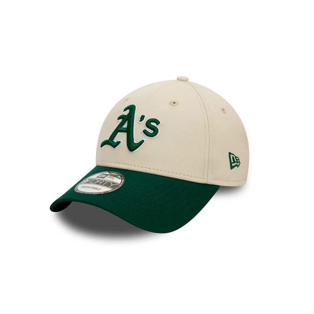 NEW ERA 9FORTY MLB OAKLAND ATHLETICS WORLD SERIES COLLECTION GORRA AJUSTABLE VERDE