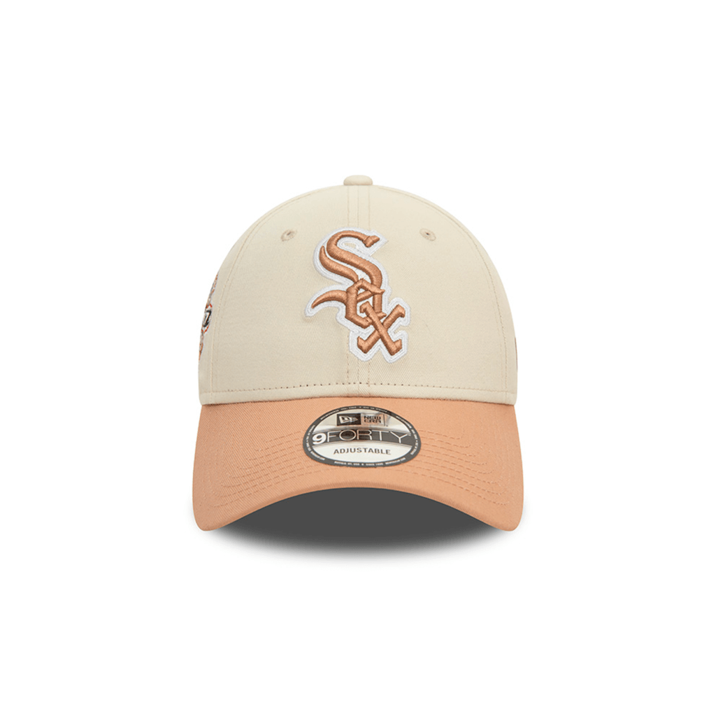 NEW ERA 9FORTY MLB CHICAGO WHITE SOX WORLD SERIES COLLECTION GORRA AJUSTABLE BEIGE