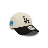 NEW ERA 9FORTY MLB LOS ANGELES DODGERS 1955 WORLD CHAMPIONSHIP PATCH GORRA AJUSTABLE NEGRO