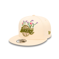 NEW ERA 9FIFTY NBA LOS ANGELES LAKERS SEASONAL FLOWER COLLECTION GORRA AJUSTABLE BEIGE