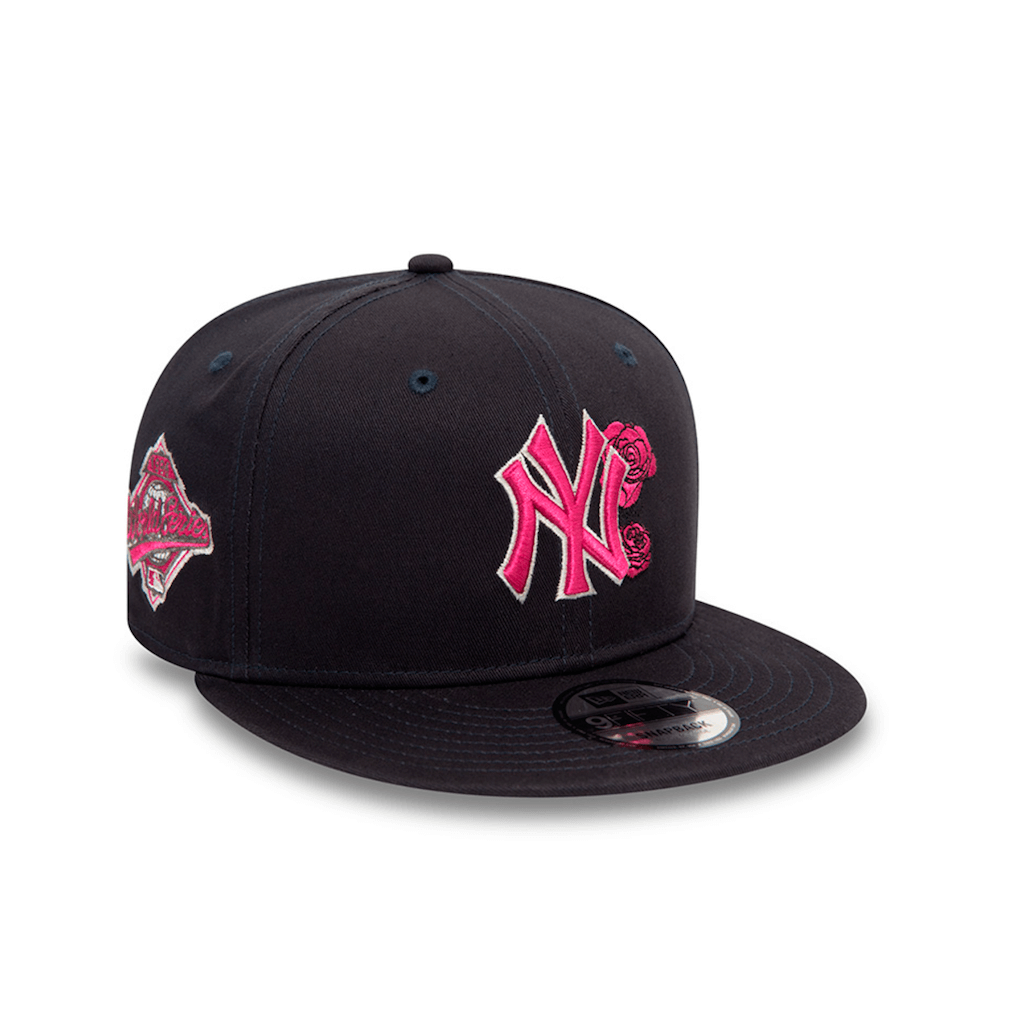 NEW ERA 9FIFTY MLB NEW YORK YANKEES SEASONAL FLOWER COLLECTION GORRA AJUSTABLE AZUL