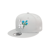 NEW ERA 9FIFTY MLB LOS ANGELES DODGERS SEASONAL FLOWER COLLECTION GORRA AJUSTABLE GRIS