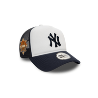 NEW ERA 9FORTY A FRAME NY YANKEES WORLD SERIES GORRA CAMIONERA AJUSTABLE AZUL / BLANCO