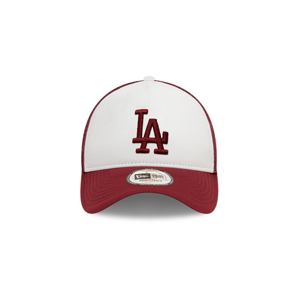 NEW ERA 9FORTY E FRAME MLB LOS ANGELES DODGERS WS GORRA CAMIONERA AJUSTABLE VINOTINTO