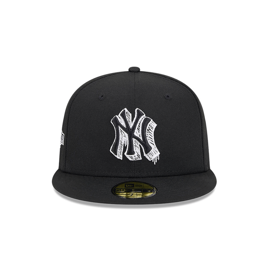 NEW ERA 59FIFTY MLB NEW YORK YANKEES DOODLES GORRA CERRADA NEGRA