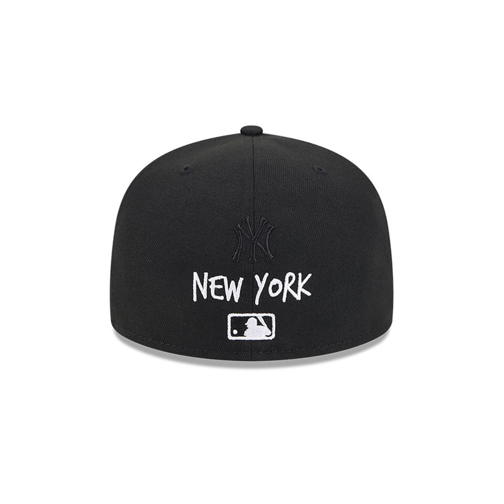 NEW ERA 59FIFTY MLB NEW YORK YANKEES DOODLES GORRA CERRADA NEGRA