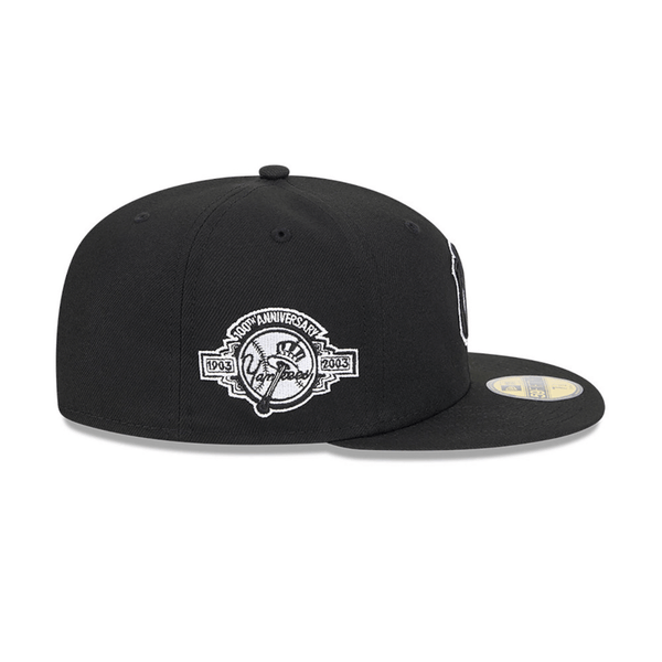 NEW ERA 59FIFTY MLB NEW YORK YANKEES DOODLES GORRA CERRADA NEGRA