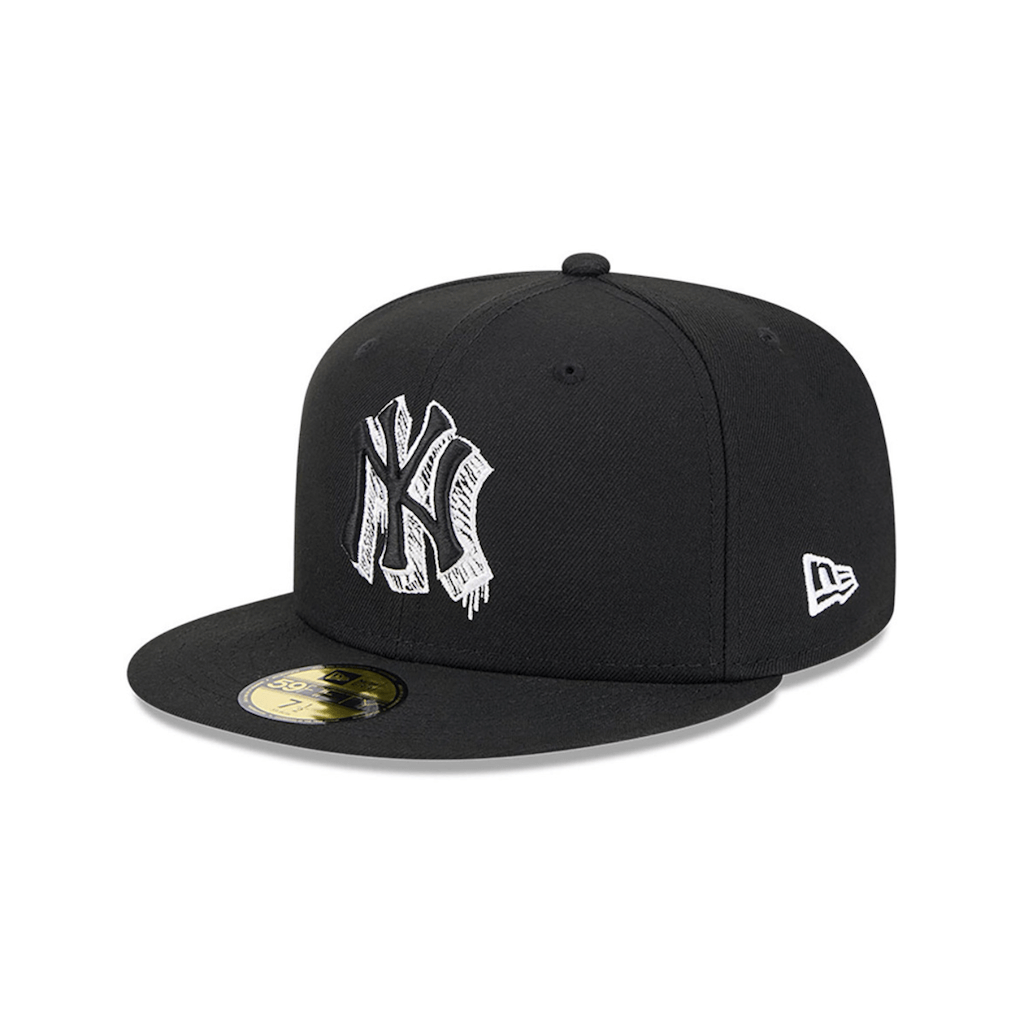 NEW ERA 59FIFTY MLB NEW YORK YANKEES DOODLES GORRA CERRADA NEGRA