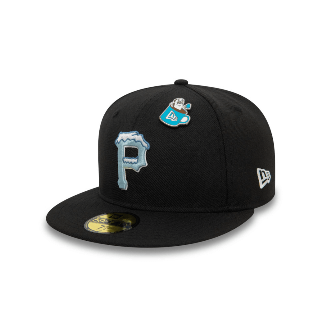 NEW ERA 59FIFTY MLB PITTSBURGH PIRATES WINTER PIN PACK GORRA CERRADA NEGRA