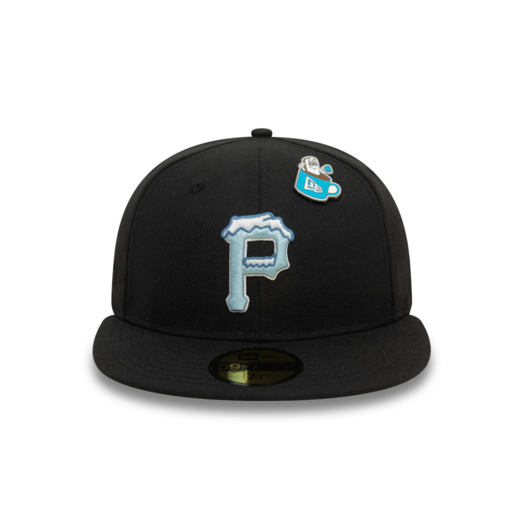 NEW ERA 59FIFTY MLB PITTSBURGH PIRATES WINTER PIN PACK COLLECTION GORRA CERRADA NEGRA