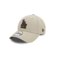 NEW ERA 9FORTY MLB LOS ANGELES DODGERS CHECK INFILL COLLECTION GORRA AJUSTABLE BEIGE