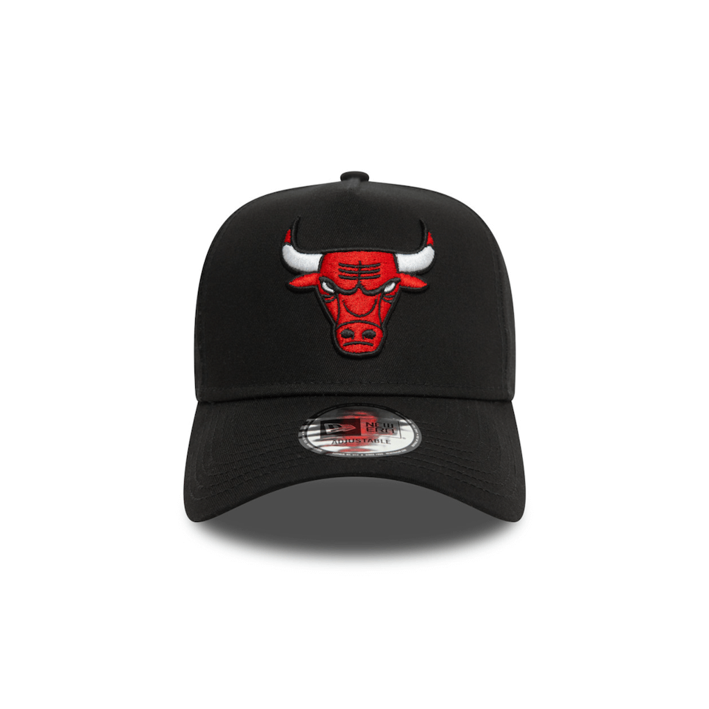 NEW ERA 9FORTY E FRAME NBA CHICAGO BULLS PATCH GORRA AJUSTABLE NEGRA