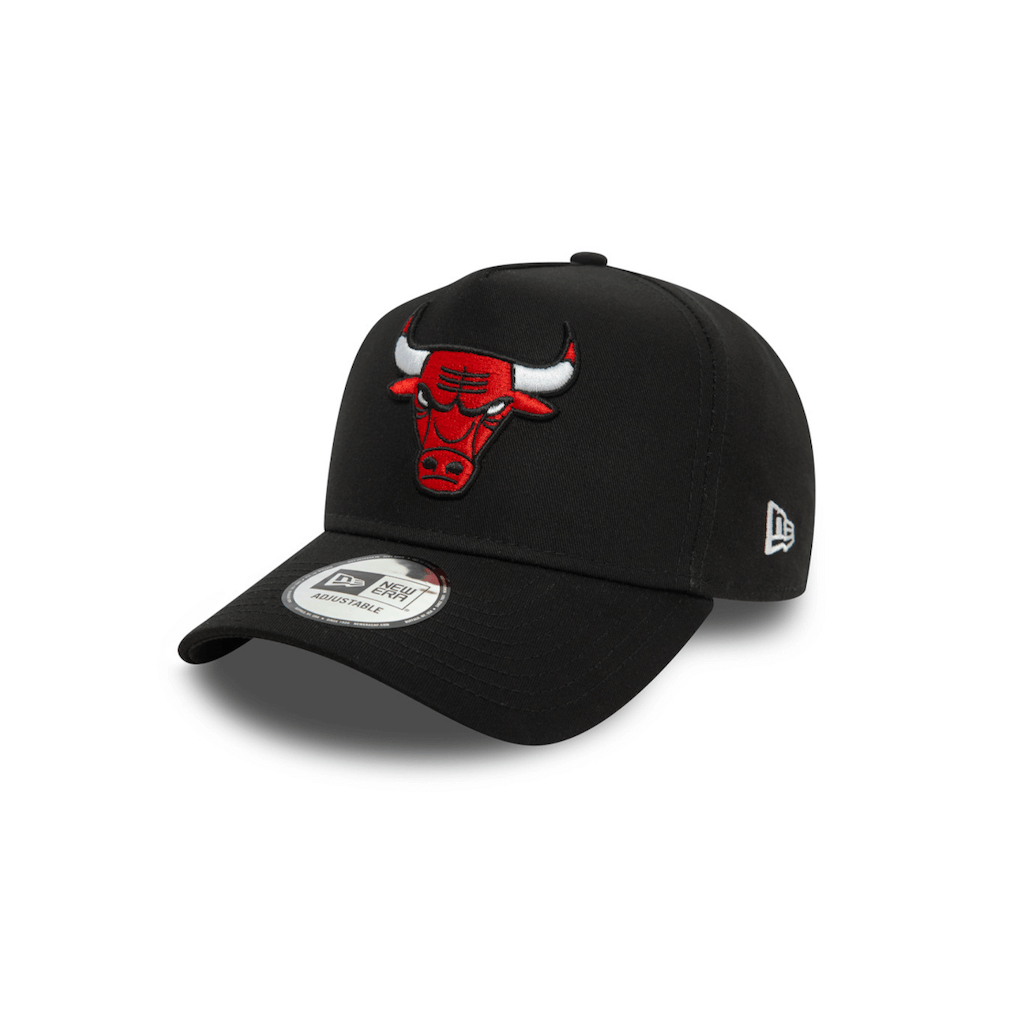 NEW ERA 9FORTY E FRAME NBA CHICAGO BULLS PATCH GORRA AJUSTABLE NEGRA