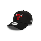 NEW ERA 9FORTY E FRAME NBA CHICAGO BULLS PATCH GORRA AJUSTABLE NEGRA