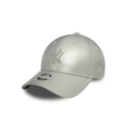 NEW ERA 9FORTY MLB NEW YORK YANKEES FAUX LEATHER GORRA AJUSTABLE GRIS