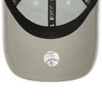 NEW ERA 9FORTY MLB NEW YORK YANKEES FAUX LEATHER GORRA AJUSTABLE GRIS