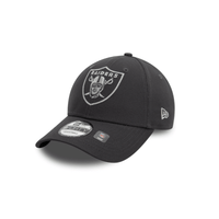 NEW ERA 9FORTY NFL LAS VEGAS RAIDERS METALLIC OUTLINE GORRA AJUSTABLE GRIS